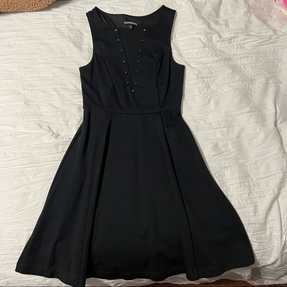 Express Black Skater Dress